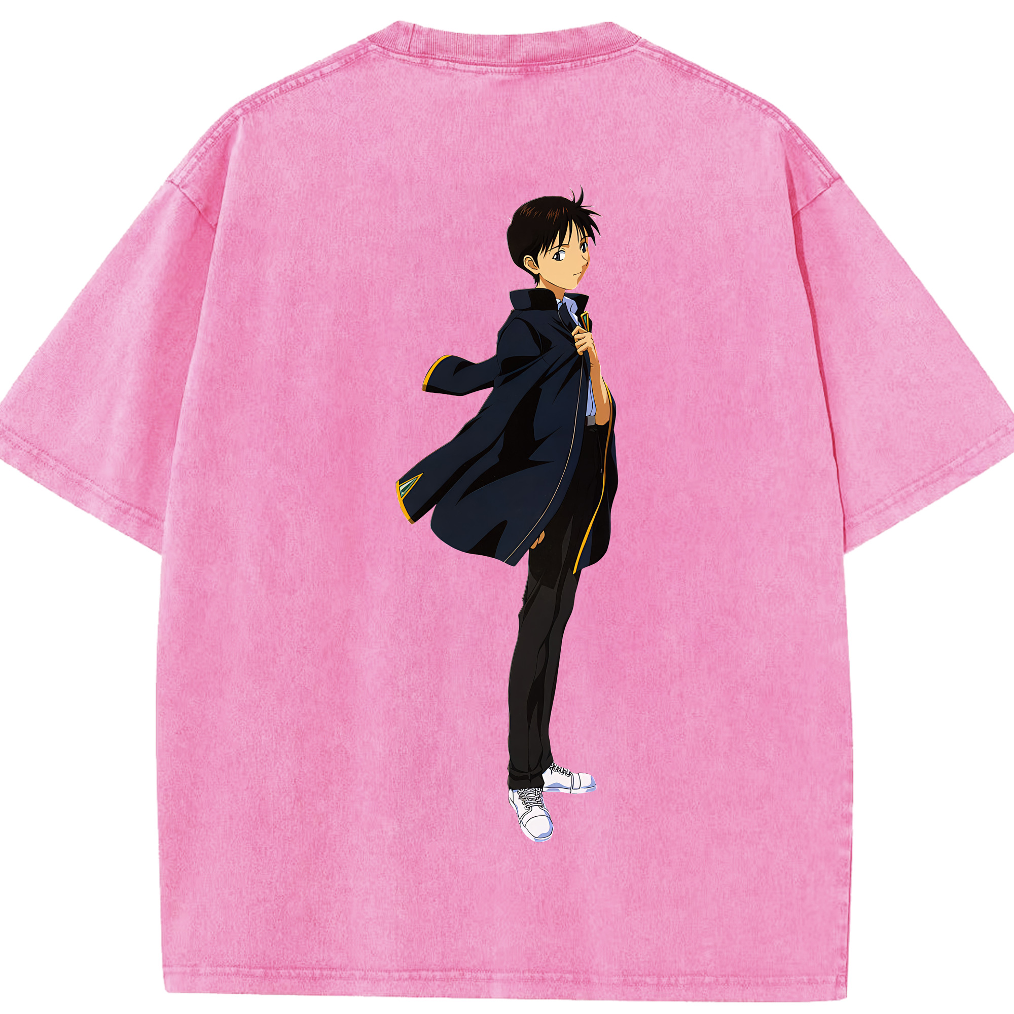 （画像用） EVA 新世紀エヴァンゲリオン 綿100% ヴィンテージ風 半袖Tシャツ（背面プリント）